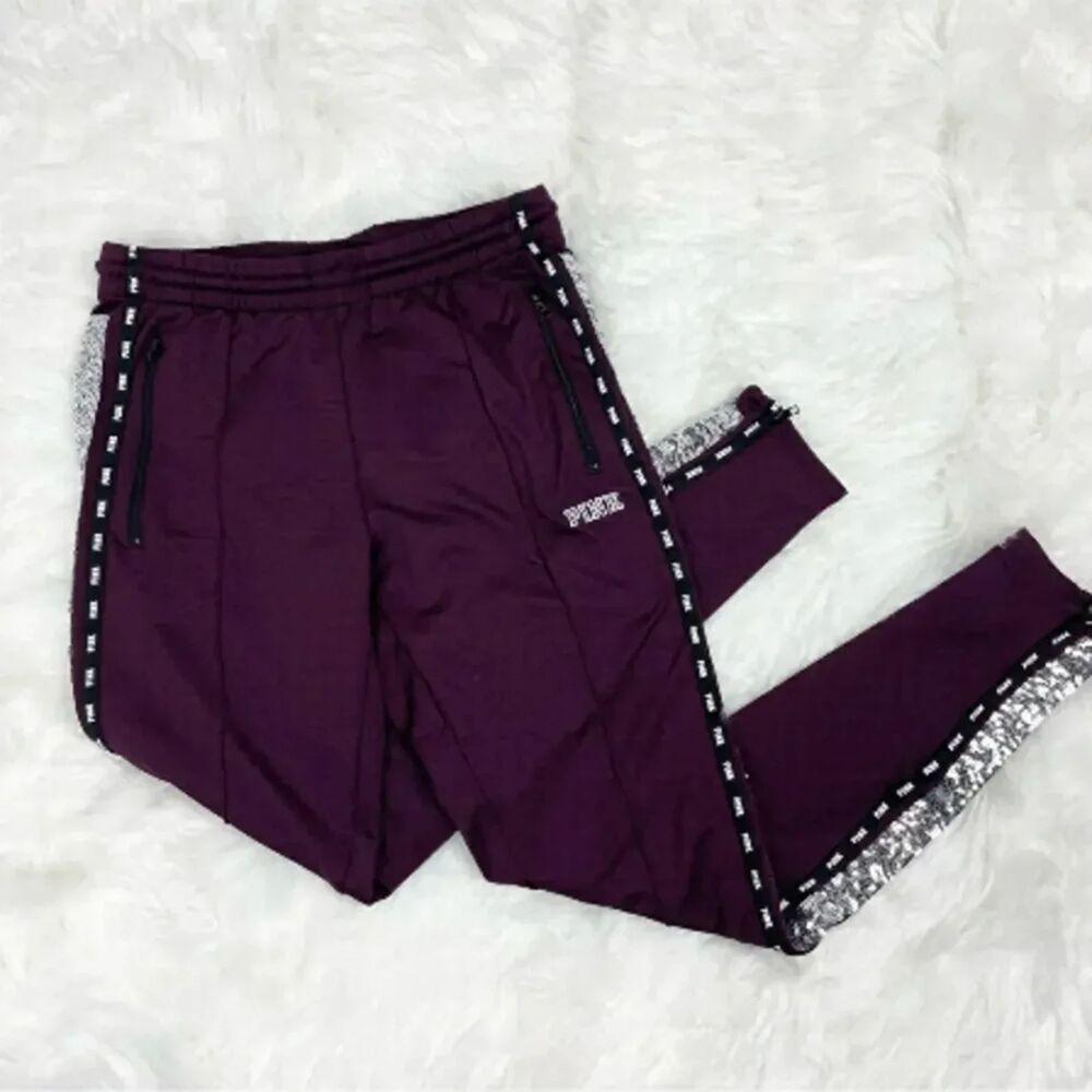 Pink Victoria Secret's Sequin Track Pants